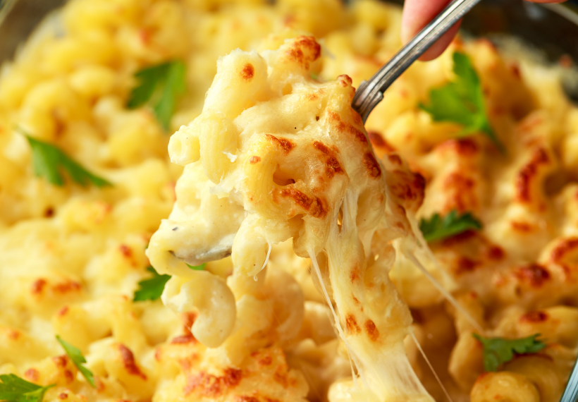 Pâtes au four au fromage