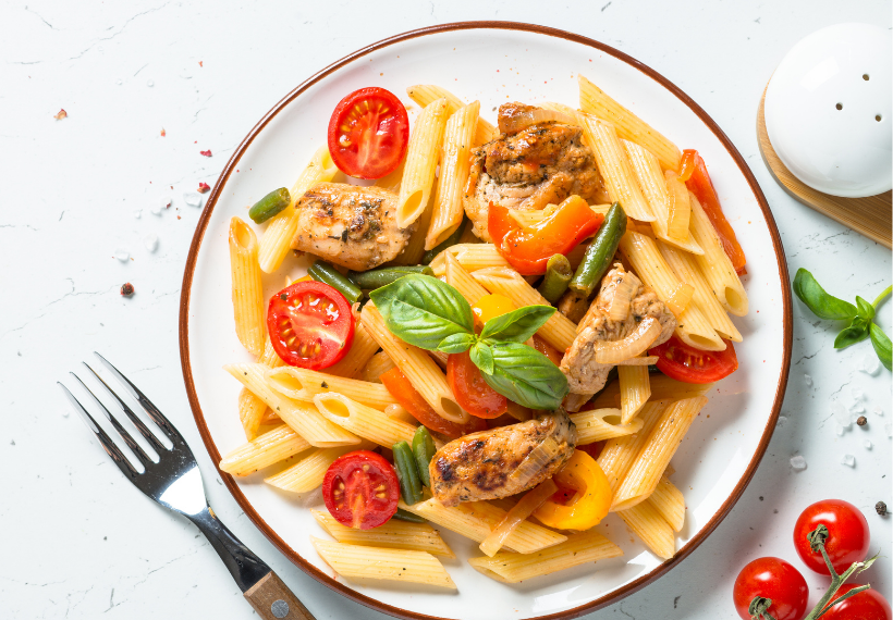 Penne aux légumes